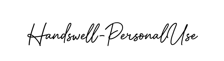 Handswell - Personal Use  免费字体下载