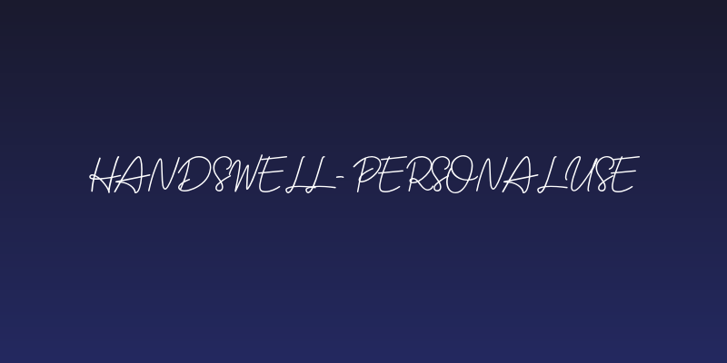 Handswell - Personal Use Social Header