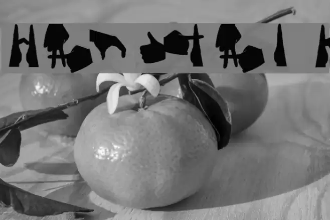 Handtalk フォント examples