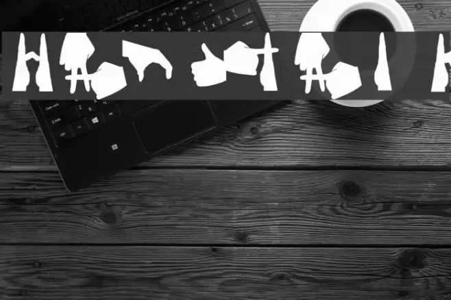 Handtalk フォント examples