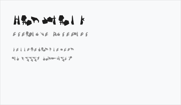 Handtalk Business Card