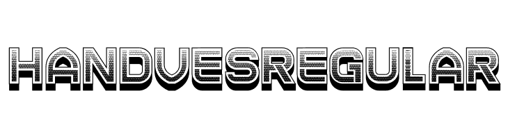 Handves Regular  Frei Schriftart Herunterladen