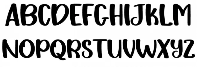 Handwash Caratteri MAIUSCOLE