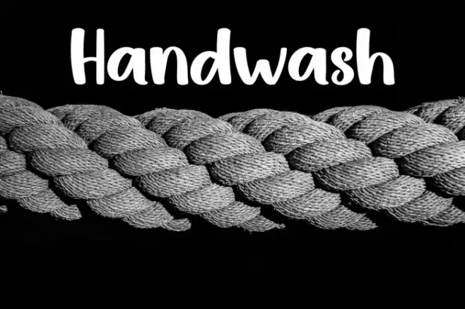 Handwash Caratteri examples