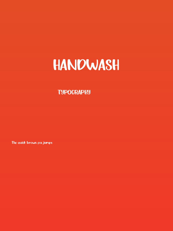 Handwash Poster