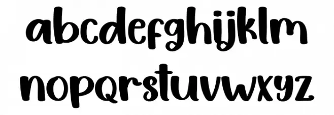 Handwash Caratteri MINUSCOLO