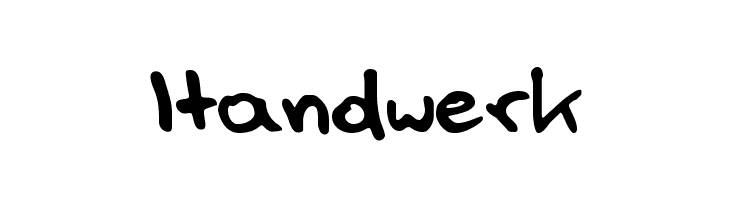 Handwerk  Free Fonts Download