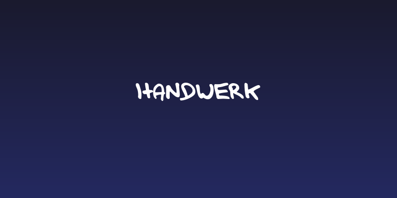 Handwerk Social Header