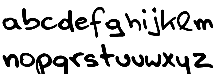 Handwerk Font LOWERCASE
