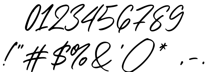 Handwind Schriftart Anderer Schreiben