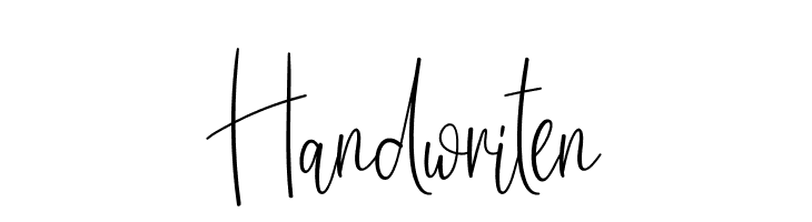 Handwriten  नि: शुल्क फ़ॉन्ट्स डाउनलोड