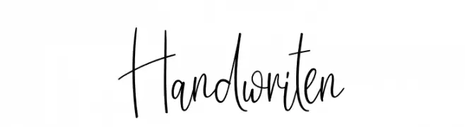 Handwriten  नि: शुल्क फ़ॉन्ट्स डाउनलोड