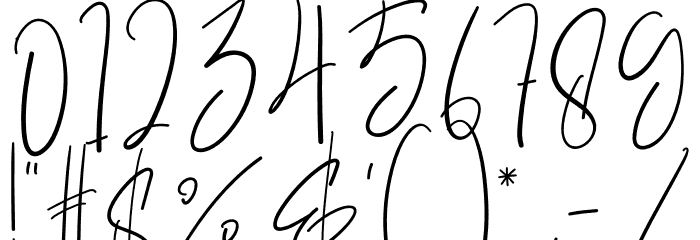 Handwriten Font OTHER CHARS