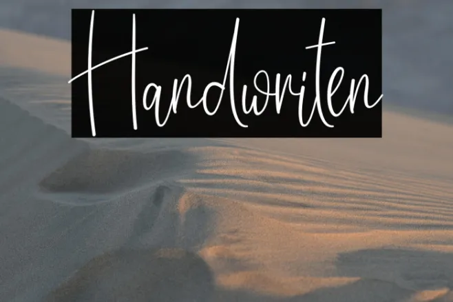 Handwriten Example 1