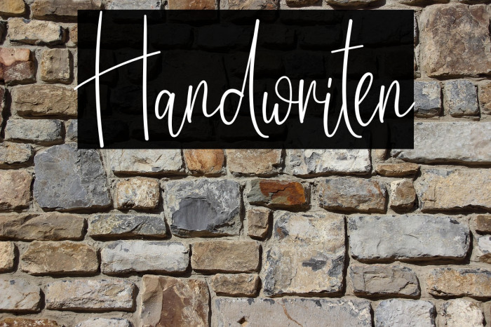 Handwriten Example 2