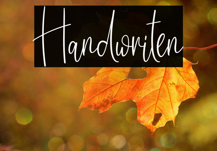 Handwriten Example 3