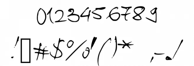Handwriter Font OTHER CHARS