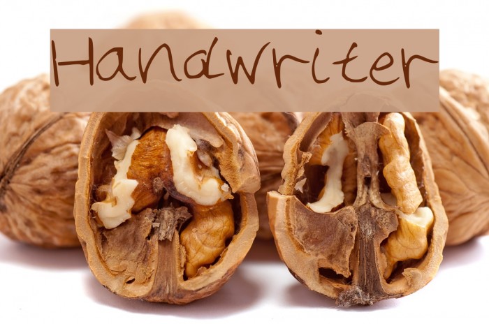 Handwriter Font examples