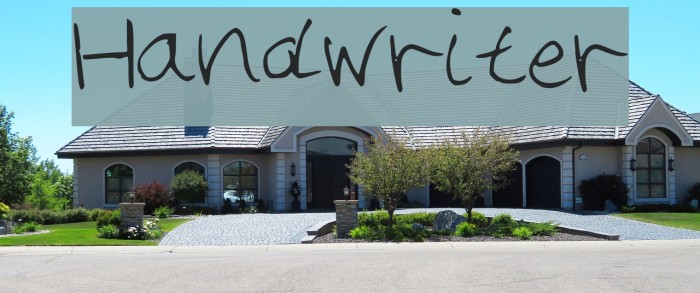 Handwriter Font examples