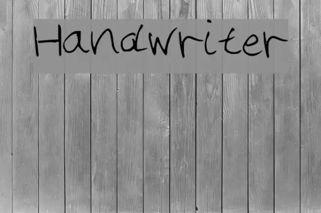 Handwriter Font examples