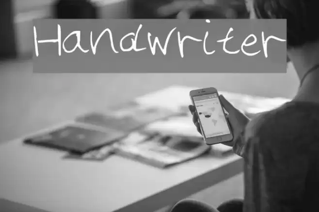 Handwriter Font examples