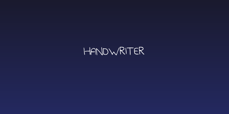 Handwriter Social Header
