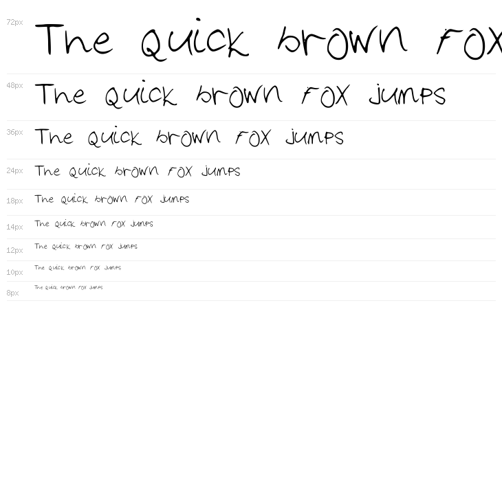 Handwriter Waterfall