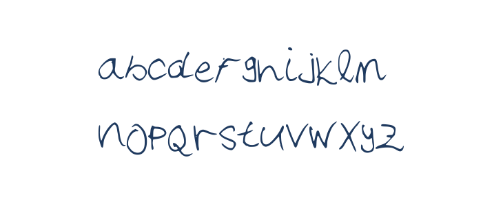 Handwriter Lowercase