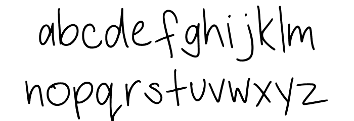 Handwriting Basics Regular Fuentes MINÚSCULAS