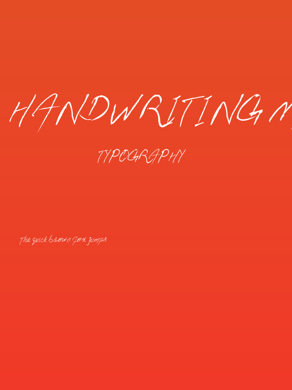 Handwriting Mehmood Poster