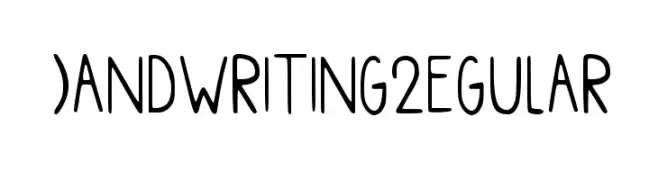 Handwriting Regular  لخطوط تنزيل