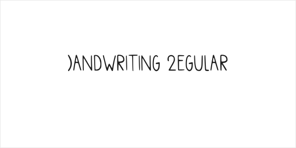 Handwriting Regular Logo