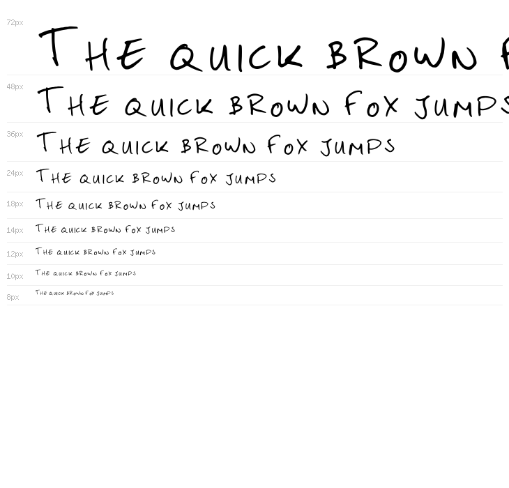 Handwriting Studiodehoo Regular Waterfall