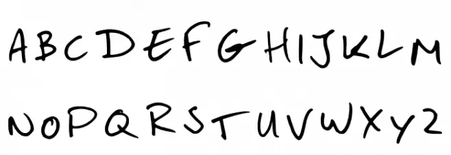 Handwriting Studiodehoo Regular Font LOWERCASE