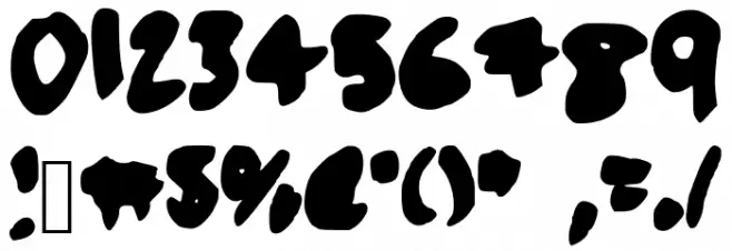 Handwriting Font OTHER CHARS