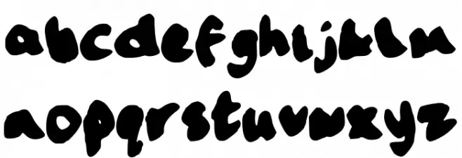 Handwriting Caratteri MINUSCOLO