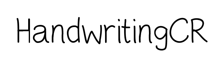 HandwritingCR Font