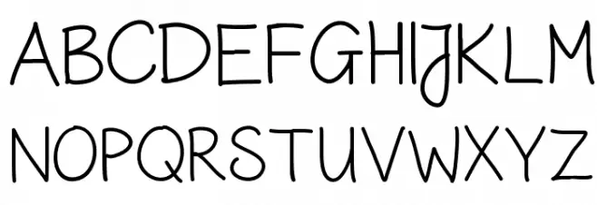 HandwritingCR Polices MAJUSCULES