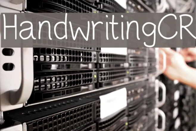 HandwritingCR Example 1