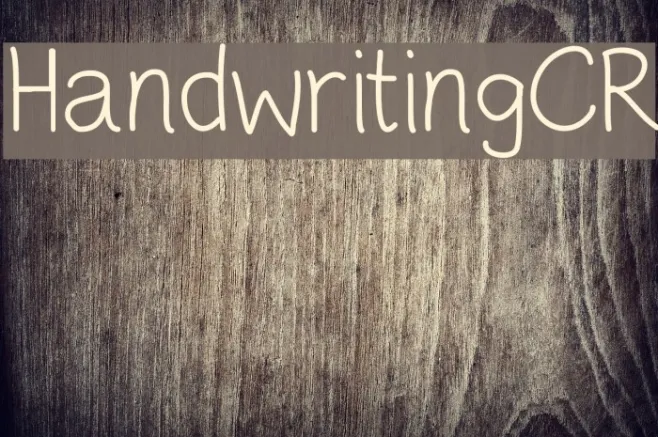 HandwritingCR Example 2