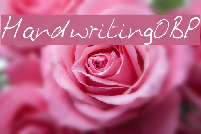 HandwritingOBP Example 2