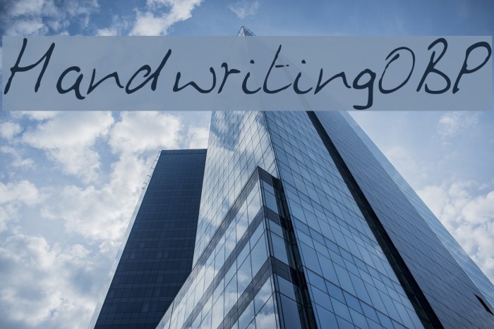 HandwritingOBP Example 3