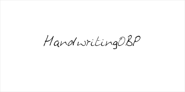 HandwritingOBP Logo
