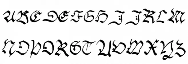 Handwriting_Schwabacher Schriftart Groß