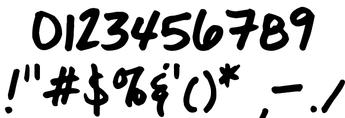 Handwritten Crystal v2 Font Alte caractere