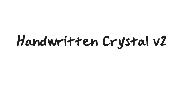 Handwritten Crystal v2 Logo