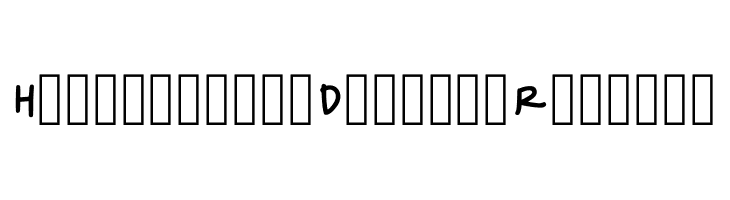Handwritten Doodles Regular  フリーフォントのダウンロード