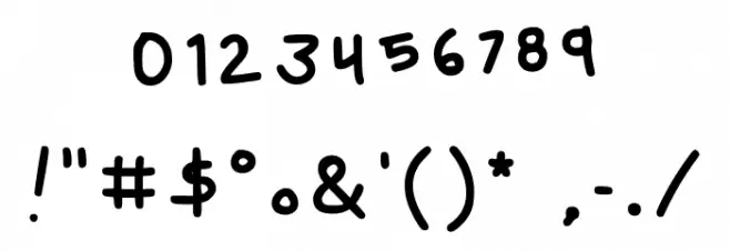 Handwritten Doodles Regular Caratteri ALTRI CARATTERI