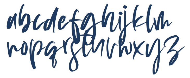 Handwritten Dreams Lowercase