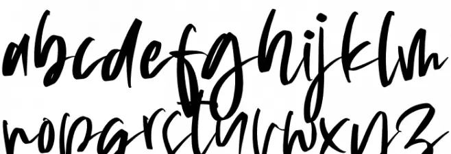 Handwritten Dreams Caratteri MINUSCOLO